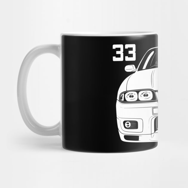 R33 GT-R Skyline JDM Tuning Car by Automotive Apparel & Accessoires